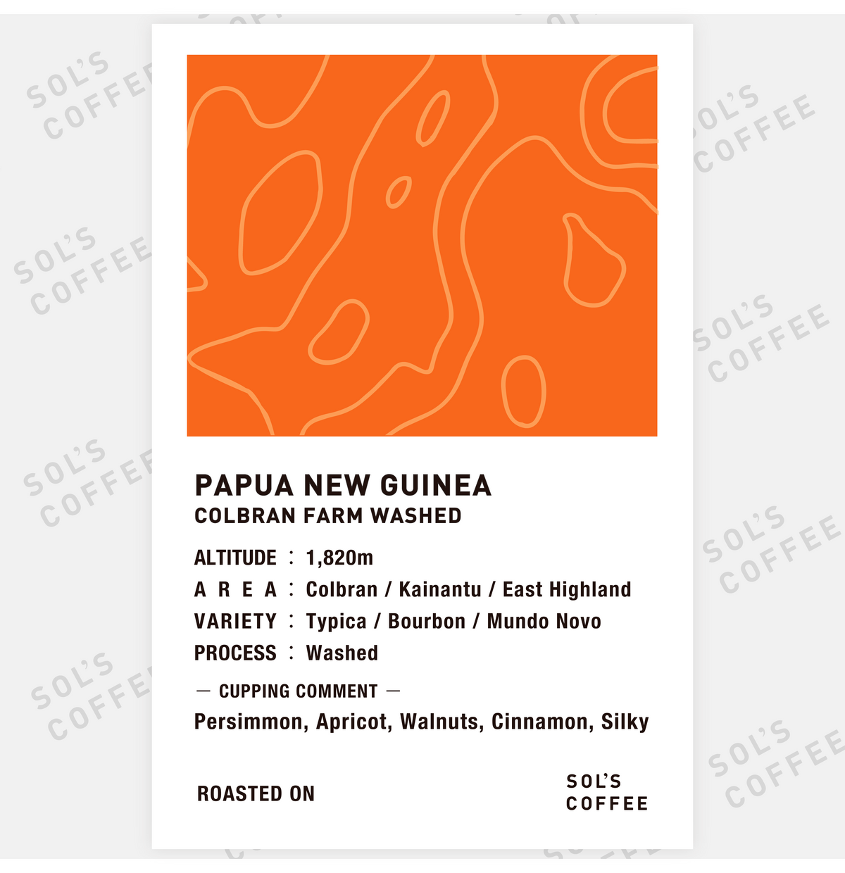 PAPUA NEW GUINEA COLBRAN FARM WASHED