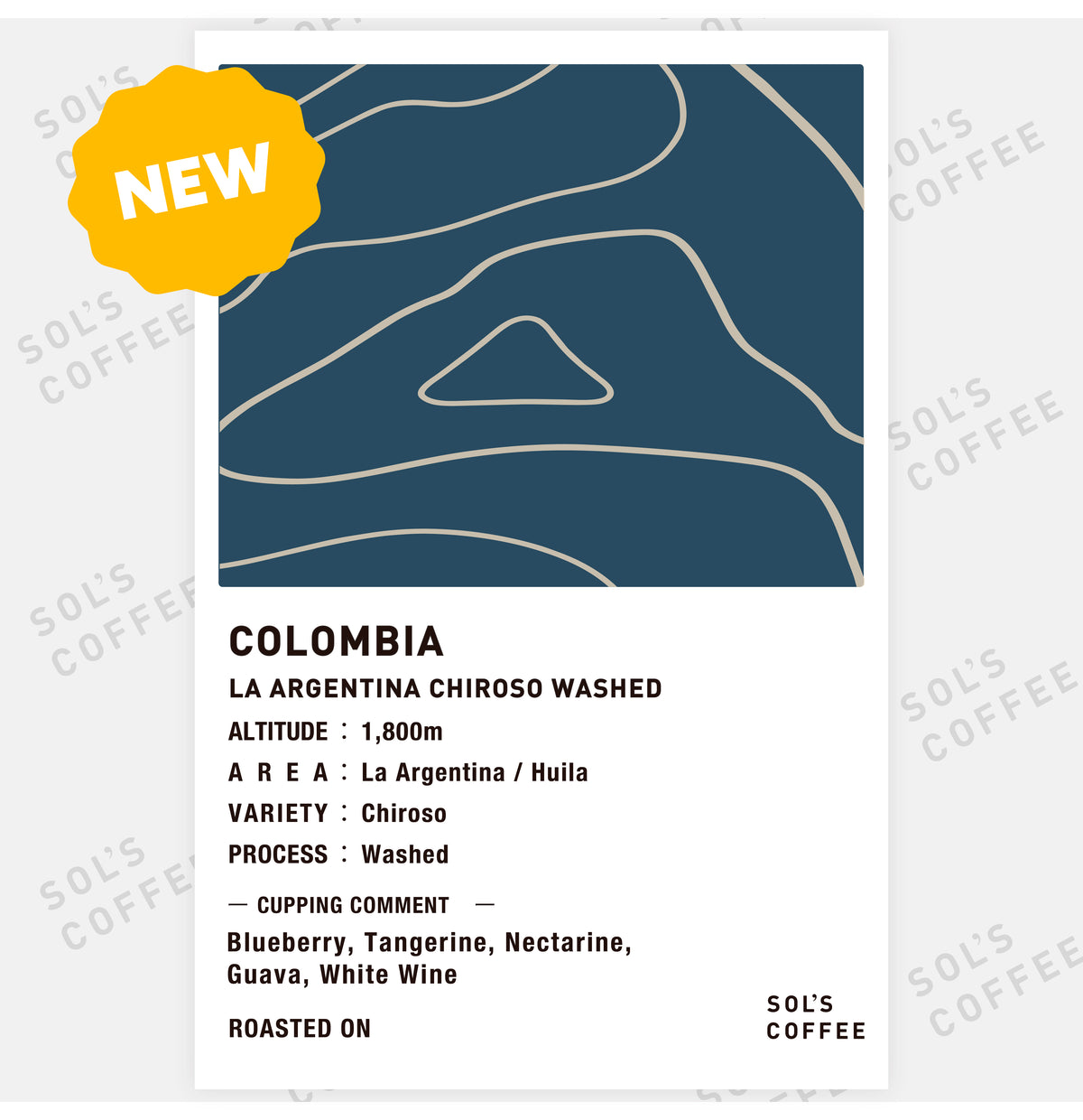 COLOMBIA LA ARGENTINA CHIROSO WASHED