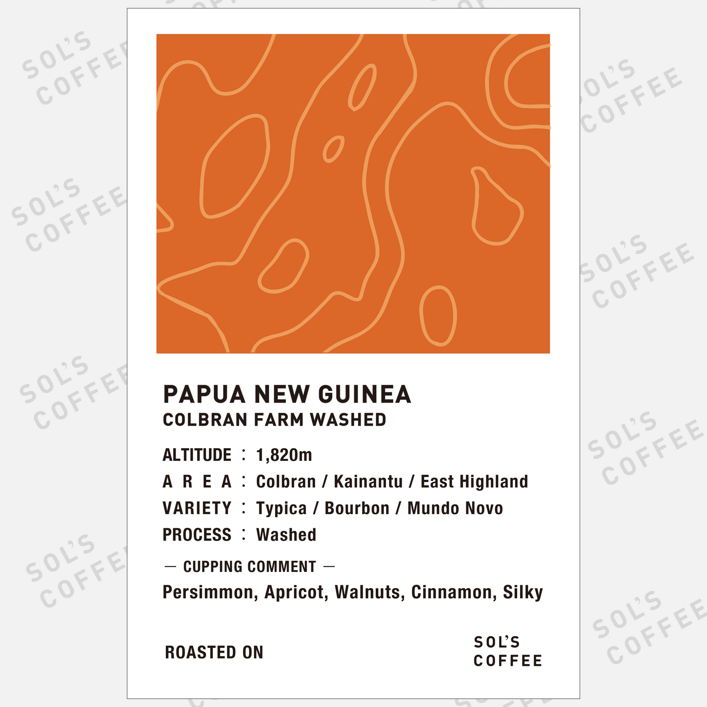 PAPUA NEW GUINEA COLBRAN FARM WASHED