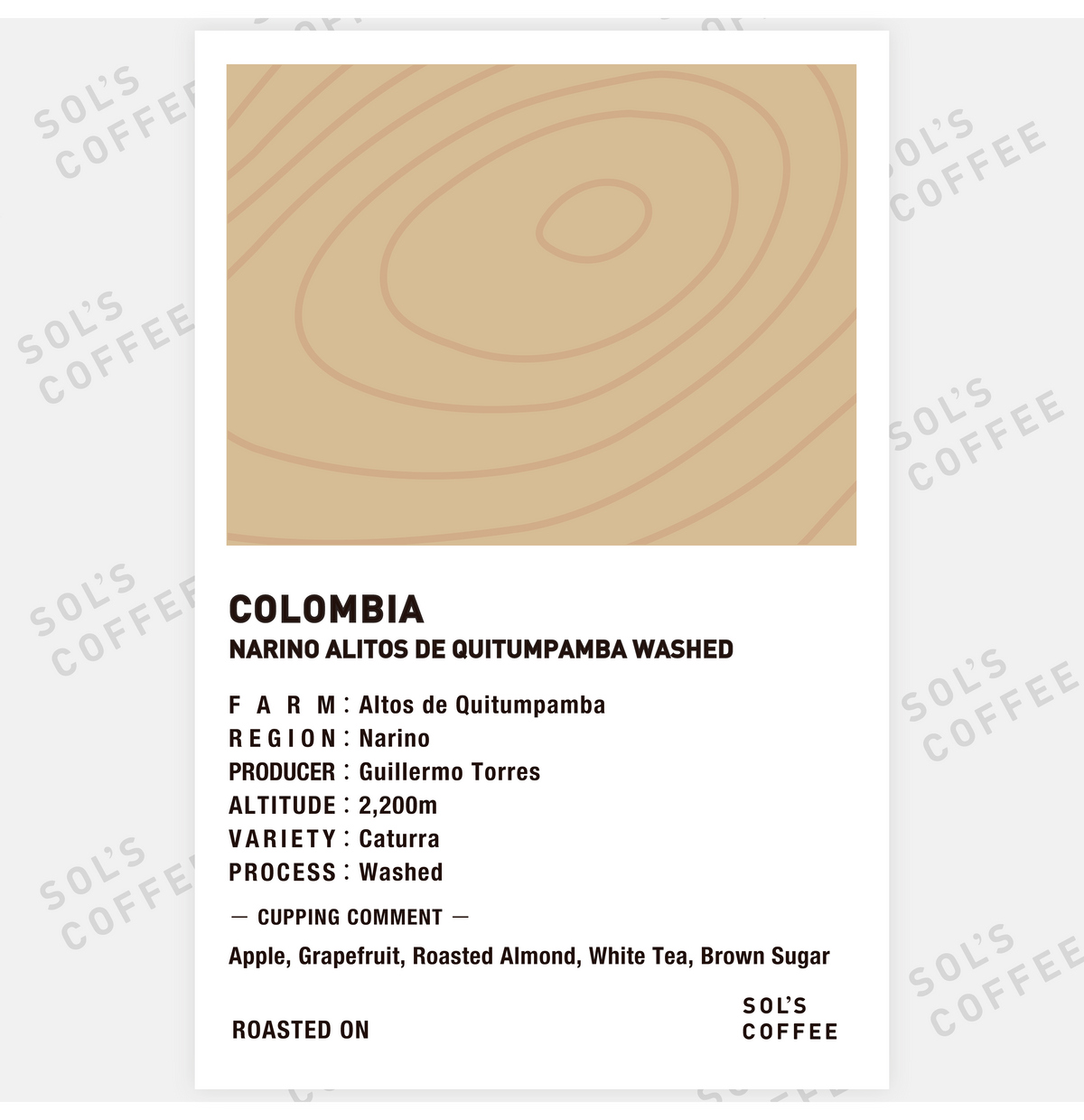 COLOMBIA NARINO ALITOS DE QUITUMPAMBA WASHED
